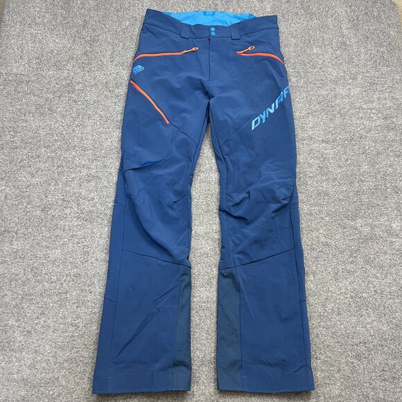 Dynafit Softshell Ski Pants Boys XL Blue Waterproof Windproof Snow Outdoor - Picture 1 of 16